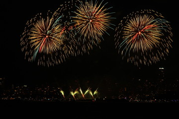 Downtown Vancouver Firework Show