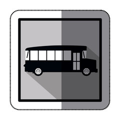 means of transport stock icon image, vector illustration