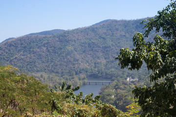 View of Bhumibol Dam, Tak province, Thailand..