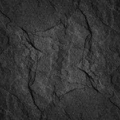 Dark grey black slate background or texture.