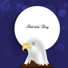 illustration of Patriots Day Background