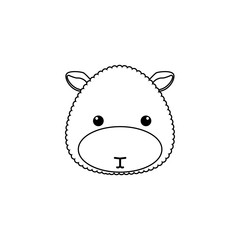 sheep Drawing Face