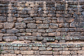 Old Historical Laterite Wall, Background/ Texture