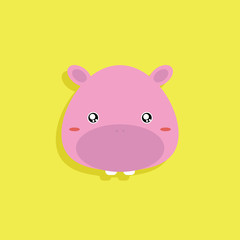 Cartoon pig face