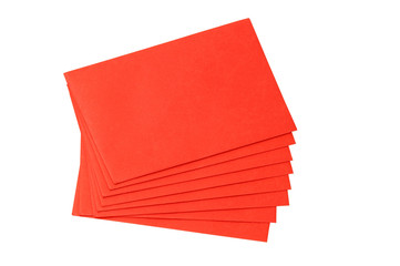 Envelope Red gift bag for the money in the Chinese New Year isolated on white background.