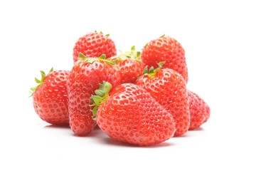 strawberry isolated on the white background