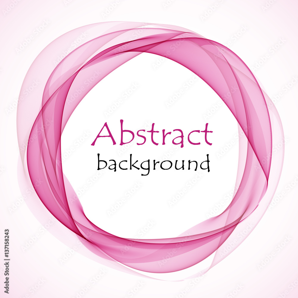 Wall mural Abstract background with pink circle