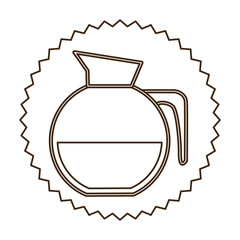 Obraz premium coffee jug icon image design, vector illustration