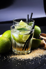 Lemon Fruit Lime Caipirinha of Brazil