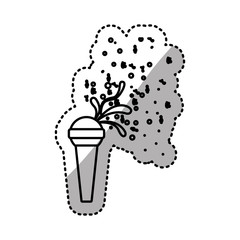 microphone icon stock image, vector illustration design
