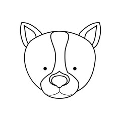 emblem dog hunter city icon, vector illustration