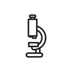 microscope icon illustration