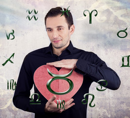 Zodiac sign Taurus , twelve zodiac signs
