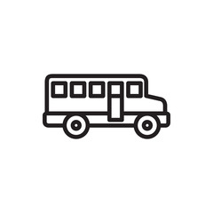 bus icon illustration
