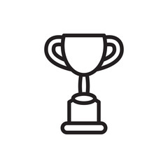 trophy icon illustration