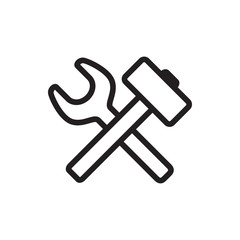 wrench hummer icon illustration