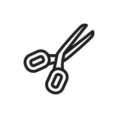 scissors icon illustration