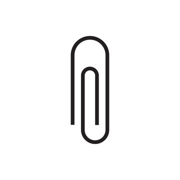 paper clip icon illustration