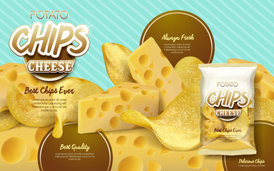 potato chips ad cheese