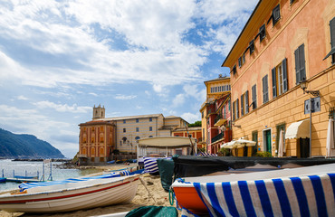 Sestri Levante, resort town in Liguria, Italy