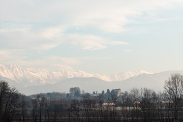  A view that stretches from the hills to the snow-capped mountains