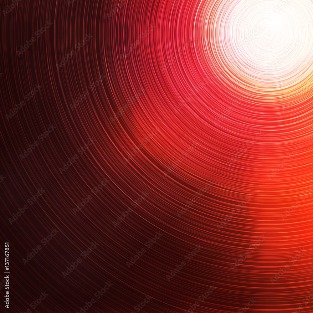 Aufkleber abstract colorful concentric circles pattern on blurred background, vector design