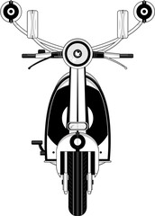 Cool Retro Mod Scooter