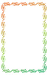 Gradient color abstract  frame. Raster clip art.