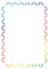 Gradient color abstract  frame. Raster clip art.