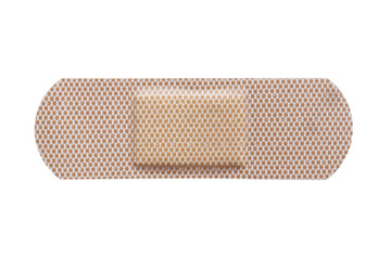 adhesive plasters isolated on white background
