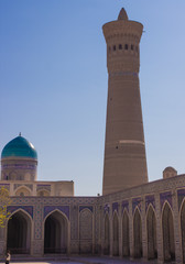 Fototapeta premium Minaret Kalyan lub Kalon w Buchara w Uzbekistanie