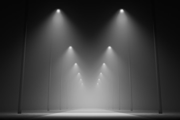 design element. night dark park alley lights