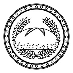emblem breads symbol icon design, vector illustration