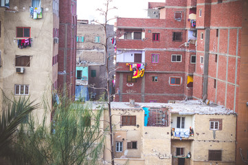 view of old buildings at cairo, egypt