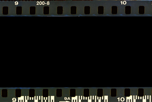 Real film border strip scan.