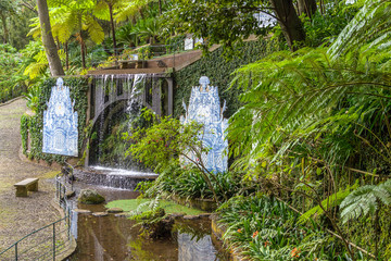 Monte Palace Tropican Garden. Funchal, Madeira island, Portugal