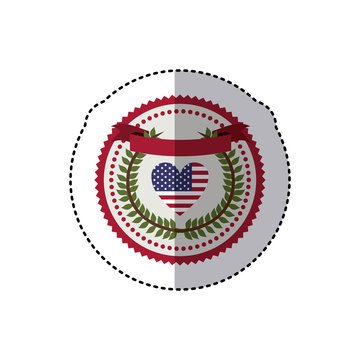 Symbol american seal sign icon, vector illustration