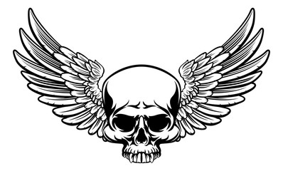 Winged Skull