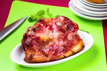 Crunchy roasted pork