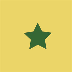 star icon flat design