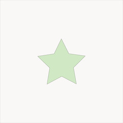 star icon flat design