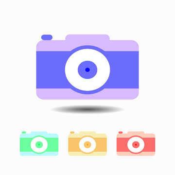 Camera icon. isolated on white background