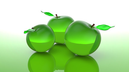 Szklane jabłka