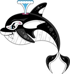 Fierce Cartoon Killer Whale © Mark