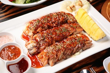  bossam. spicy Napa Wraps with Pork 