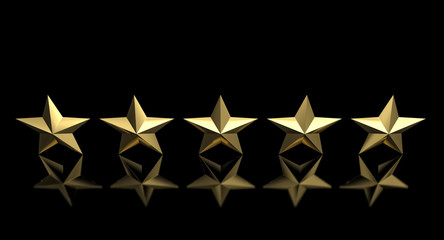 5 golden star
