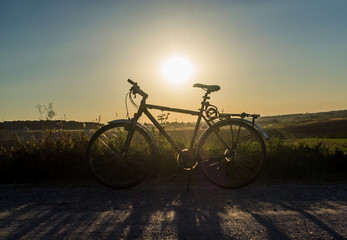 Naklejka premium bike backlit