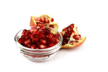 Grains of pomegranate