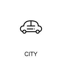 City flat icon