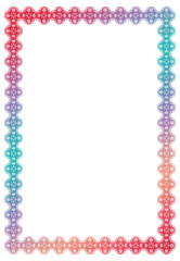 Gradient color abstract  frame. Raster clip art.